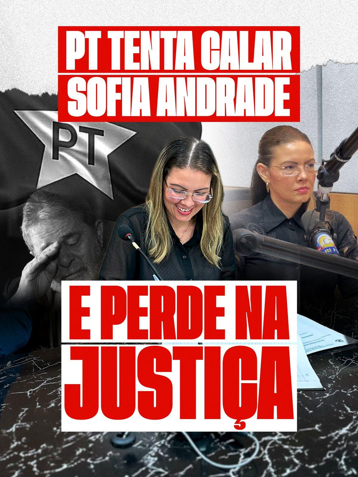 PT tenta censurar Sofia Andrade após vereadora atacar pautas da esquerda: Justiça nega retirada imediata de vídeo