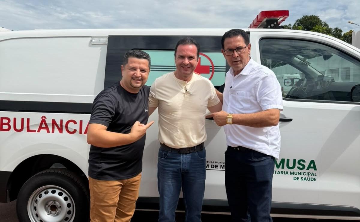 Com emenda do deputado Luís do Hospital, Rolim de Moura recebe nova ambulância