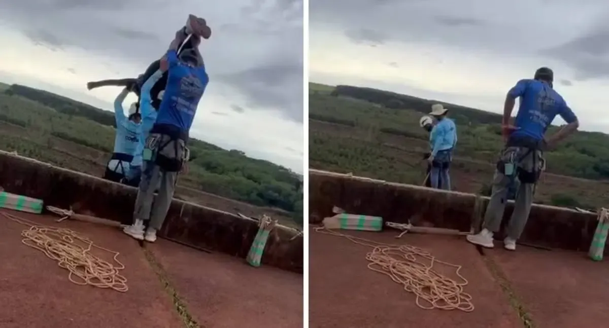 Enfermeira que ia pular de rope jump tentou prestar socorro à jovem lançada sem corda
