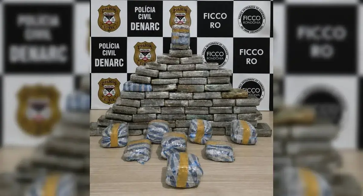 FICCO apreende 64 kg de drogas e prende quatro em RO