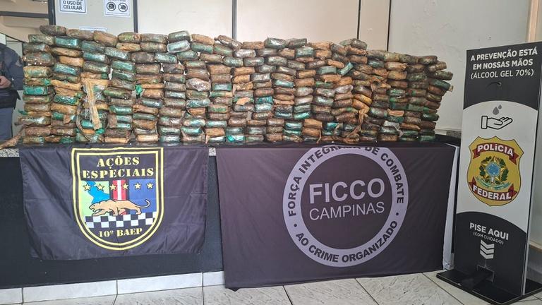 FICCO/Campinas apreende pasta base de cocaína e prende dois suspeitos em Americana/SP
