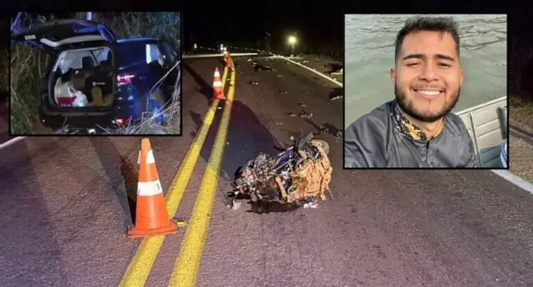  Estudante de Direito morre após colisão entre moto e caminhonete na BR-174 
