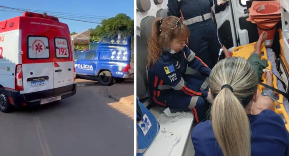 Homem é esfaqueado nas nádegas e solicita socorro em estabelecimento comercial na zona Leste