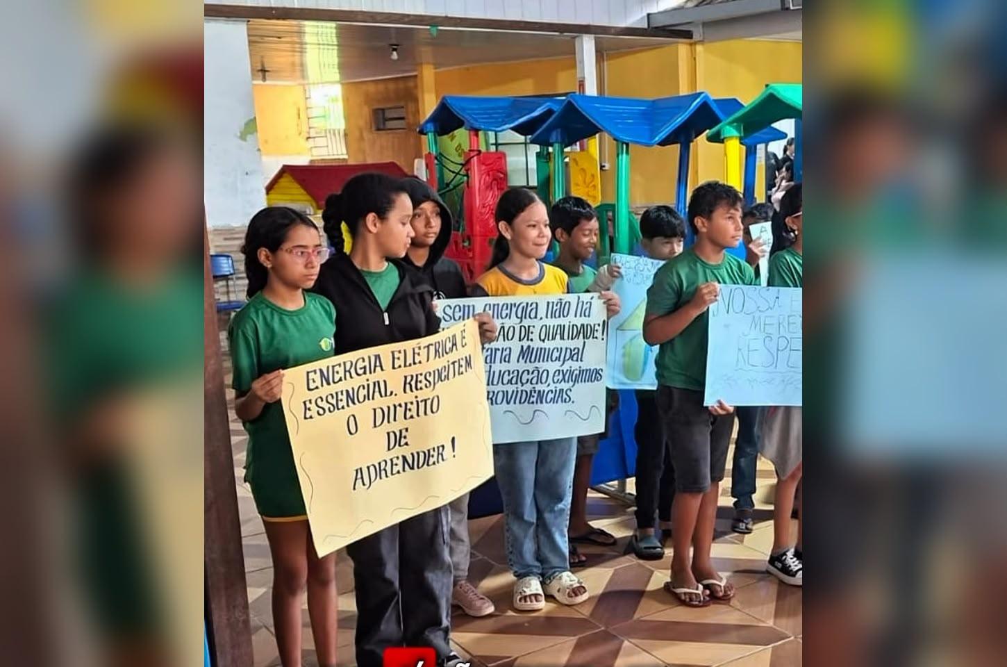 Comunidade de Calama denuncia problemas no fornecimento de energia elétrica em escola municipal