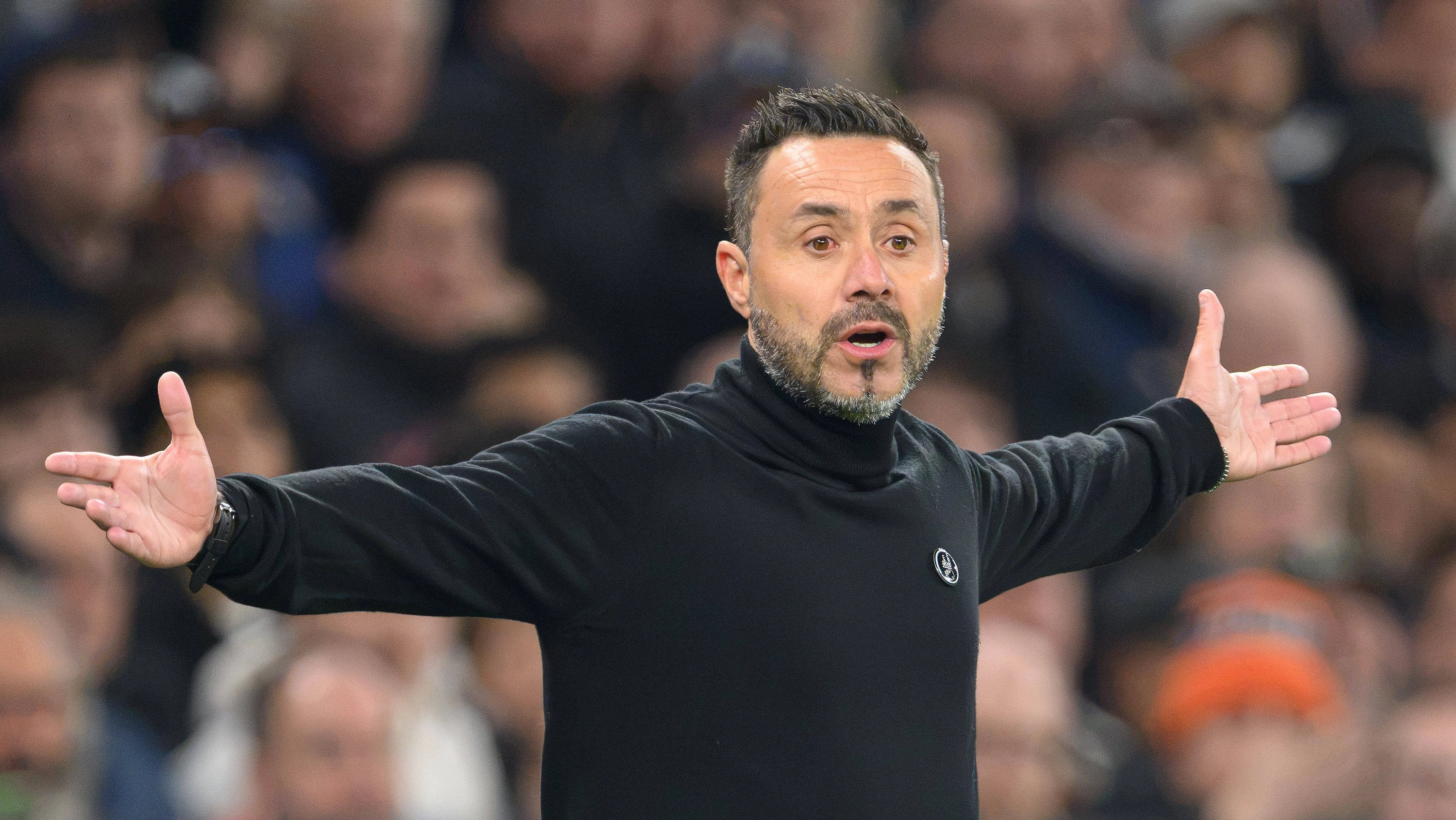 De Zerbi ironiza visão sobre reforço do Tottenham: ‘Era desastroso e agora já é como Modric’