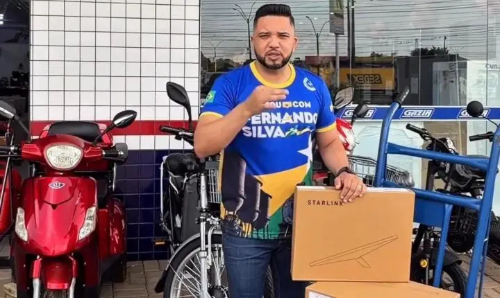 Fernando Silva entrega 10 equipamentos Starlink à PMRO para reforçar comunicação no interior
