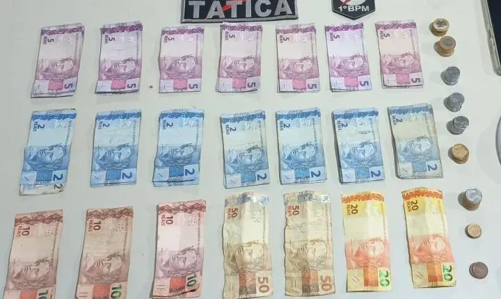 FORÇA TÁTICA PRENDE SUSPEITO POR TRÁFICO DE DROGAS