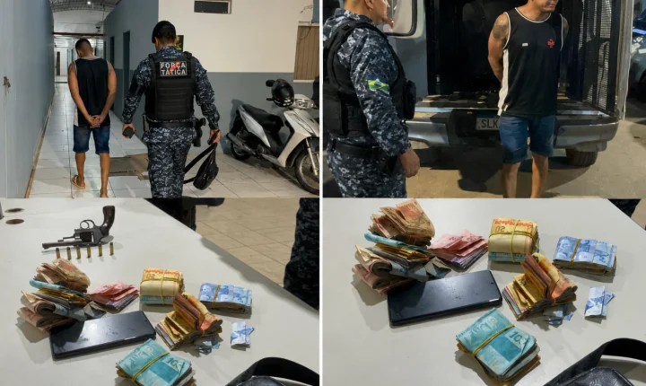 Homem é preso com revólver e mais de R$ 10 mil após denúncia de tiros em Porto Velho