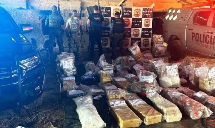 Mais de 500 quilos de drogas são destruídos em operação