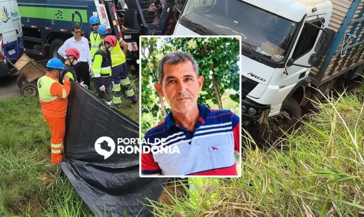 Motociclista que transportava leite morre em acidente com carreta no anel viário em Ji-Paraná