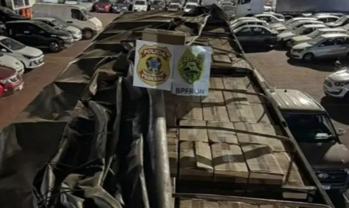 Motorista é preso com 35 mil pacotes de cigarros contrabandeados