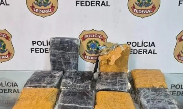 PF prende mulher com 10 kg de maconha no Rio de Janeiro