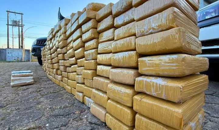 PM apreende mais de 276 kg de drogas e prende quatro em Ji-Paraná