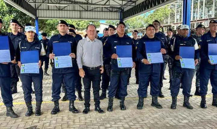 Policiais Militares são homenageados com Voto de Louvor por atuação no combate ao tráfico no Vale do Jamari