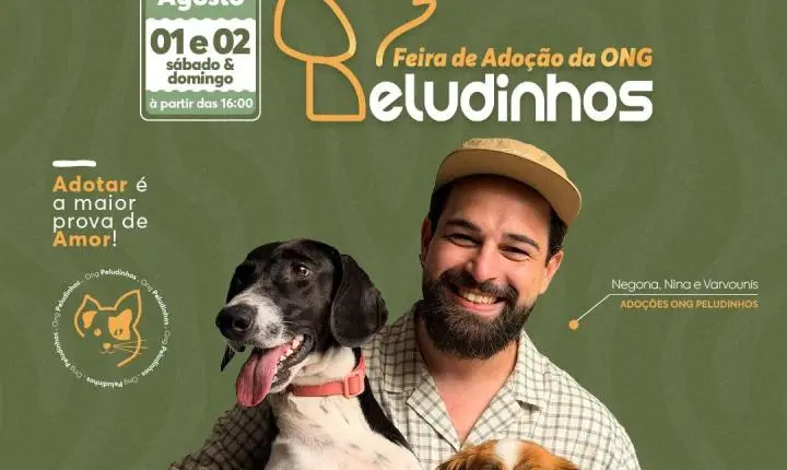 Porto Velho Shopping recebe 5ª Feira de Adoção da ONG Peludinhos nos dias 1º e 2 de agosto